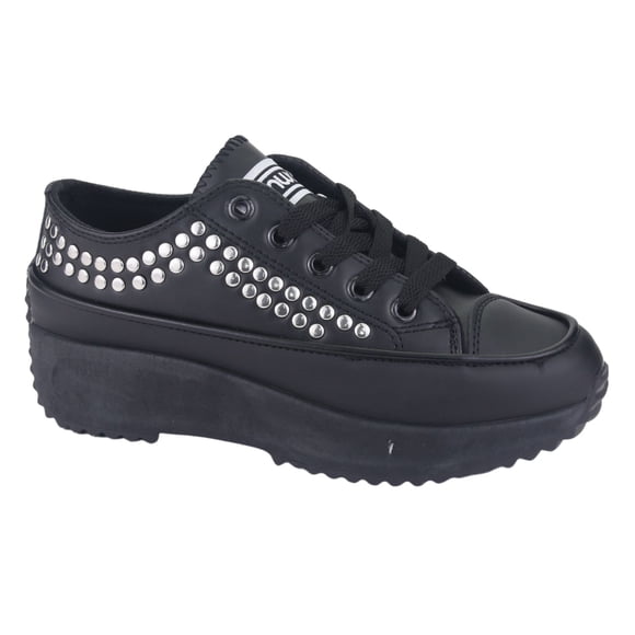 Zapatilla Funway Mujer Biggerl-4 Negro Urbano