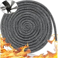 Genérica - Cordón Fibra De Vidrio Para Puerta Combustion Lenta 10Mm*2M