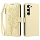 thumbnail image 2 of Funda Billetera Floral en Relieve samsung galaxy S23 con Tarjetero y Cremallera Blanco, 2 of 6