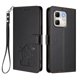 thumbnail image 1 of Infinix Hot 50i 4G Funda Billetera de Gato, Negro, 1 of 6