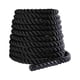 thumbnail image 4 of Cuerda De Entrenamiento Para Ejercicio De Batalla, Cuerda De Fitness Para Entrenamiento, Mejora La Fuerza, Gimnasios, 25mm X 3m, Color Negro, 4 of 5