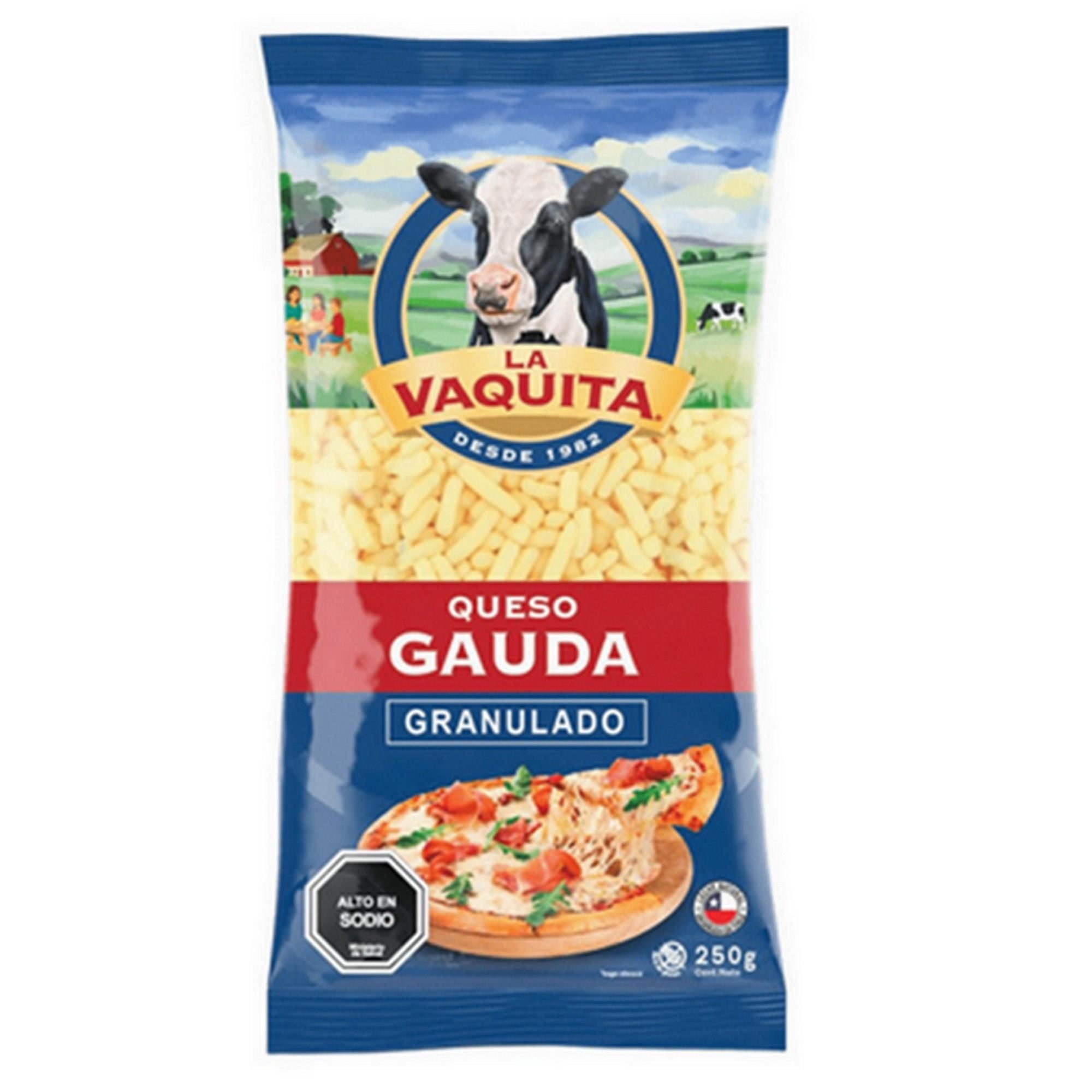 Queso Gauda Granulado 250 g La Vaquita