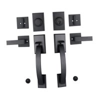 Bothyi - Juego De Cerradura Doble Para Puerta De Entrada Al Hogar, Fácil Instalación, Juego De Manijas Para Puerta De Entrada Al Hogar