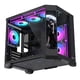 thumbnail image 3 of Gabinete Exodia Panel Zro Pantalla LED mATX Negro 6Fans ARGB, 3 of 10