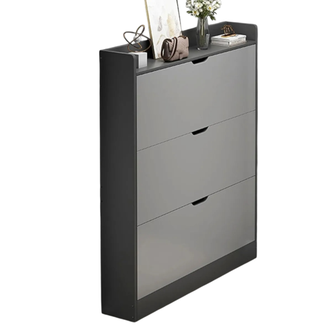 Angeles Del Hogar - Zapatero Delgado Moderno – Gris Cielo