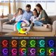 thumbnail image 2 of Lámpara de cargador inalámbrico BKDRL con altavoz Bluetooth con luz RGB, 2 of 7