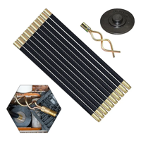 Genérico - Set De Varillas Para Destapar Alcantarillado, 9 Metros