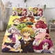 thumbnail image 1 of The Seven Deadly Sins Quilts for Queen Bed Bedspreads,Soft Bed Quilt Lightweight Bedspread,Quilted Coverlet, 1 of 5
