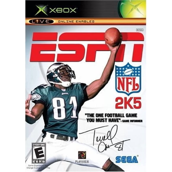 Juego de Xbox 2K ESPN NFL 2K5 Reacondicionado - Solo Disco