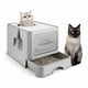 thumbnail image 1 of Arenero Gato Cerrado Baño Sanitario Con Tapa Y Pala, 1 of 2