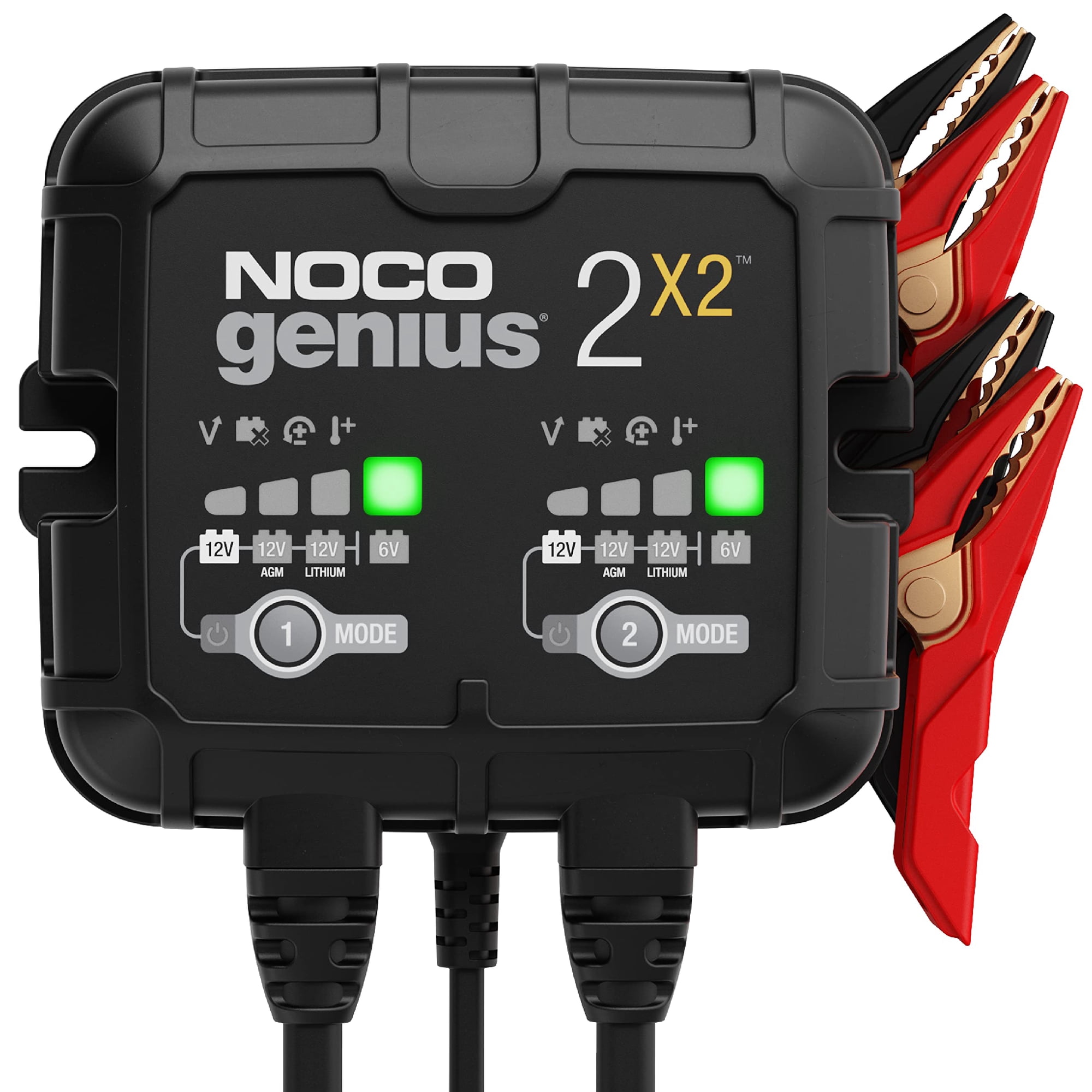 Cargador De Batería De Coche Noco Genius2x2 2-bank 4a 6v/12v