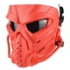 thumbnail image 1 of Máscara Táctica Guardia Casco Protección Ocular De Cara Completa Para Caza Rojo Gris, 1 of 5