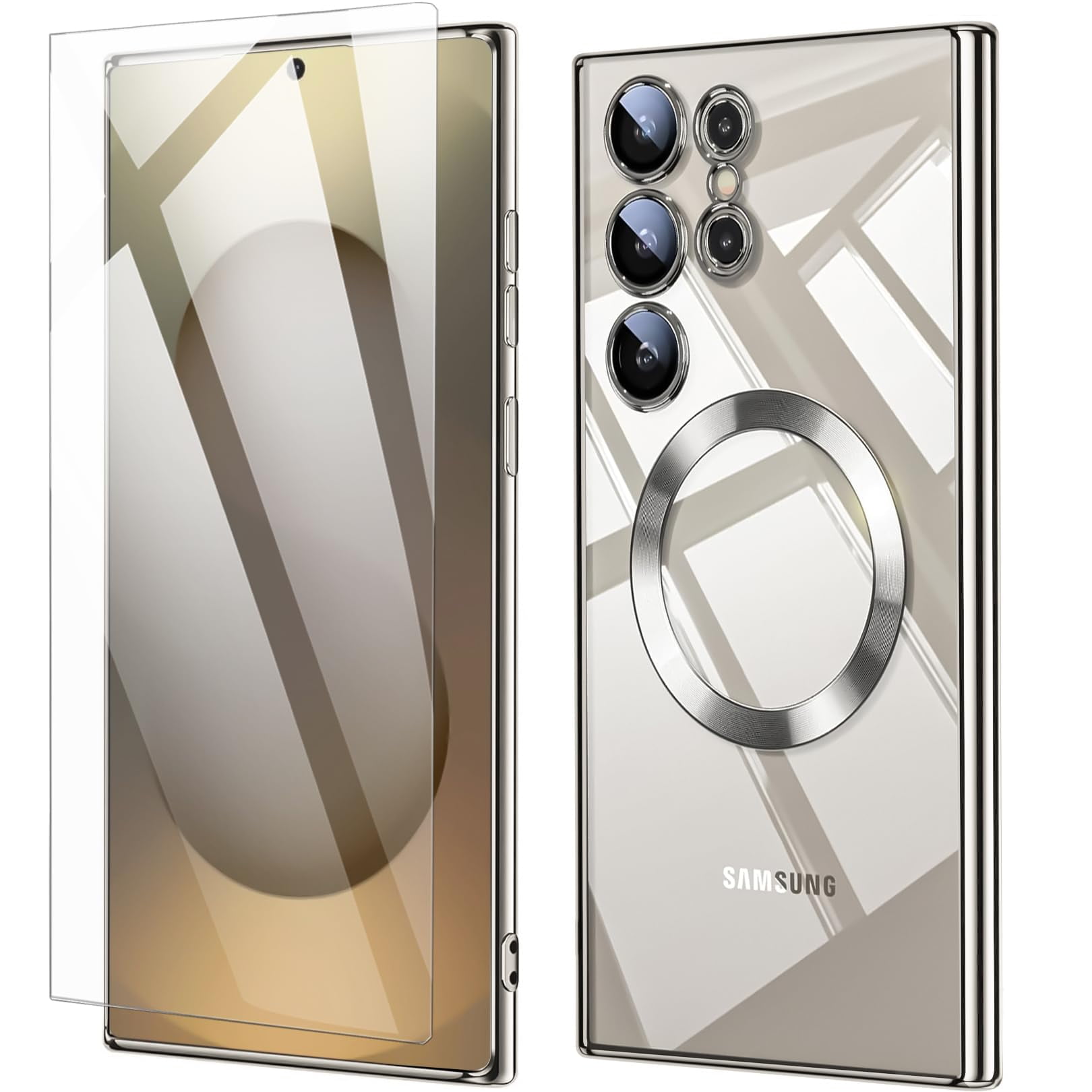 Funda De Teléfono Qiistar Para Samsung Galaxy S25 Ultra Grey