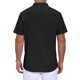 thumbnail image 3 of Camisa Henley Casual para Hombre Cuello Mao Manga Corta Verano Playa Lino Camisas L Negro, 3 of 6