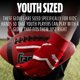 thumbnail image 2 of Guantes de receptor de fútbol Franklin Sports Shoktak Red Youth, 2 of 7