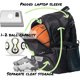 thumbnail image 2 of Mochila Deportiva Athletico Negra con Compartimento para Balón y Botas, 2 of 8