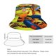thumbnail image 2 of Winnie the Pooh Tigger Tigre Sombrero bucket para adultos, gorra de protección solar, sombrero de pescador plegable para viajes al aire libre, pesca y actividades de verano, 2 of 6