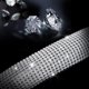 thumbnail image 2 of Funda Volante Cuero Con Diamantes 15 5in Plata, 2 of 3