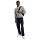 thumbnail image 3 of Jersey Tommy Hilfiger liso con cuello redondo para hombre, gris, HTR, talla L, 3 of 3