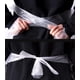 thumbnail image 2 of Delantal desechable de plástico/poliéster blanco de 50 piezas, perfecto para cocinar y manualidades., 2 of 8