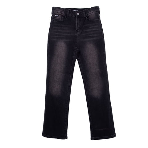 Pillin - Jeans Niño Recto Relaxed Negro