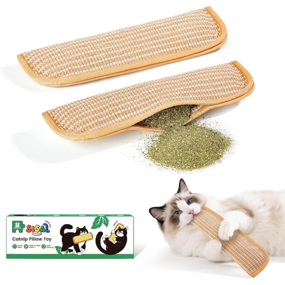 Potaroma Cat Toys Pack of 2 with 6000 mg A Organic Catnip, S