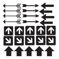 Rienda Libre Graphics - Decomural Arrows School Nursery Set Ws-33327