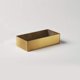 thumbnail image 1 of Bandeja rectangular dorada American Metalcraft 11 cm x 6 cm, 1 of 2