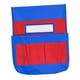 thumbnail image 5 of Bolsillo Trasero Para Silla Con Etiquetas De Nombre, Bolsa De Bolsillo Para Guardería En Casa Preescolar, Rojo Y Azul, 5 of 5