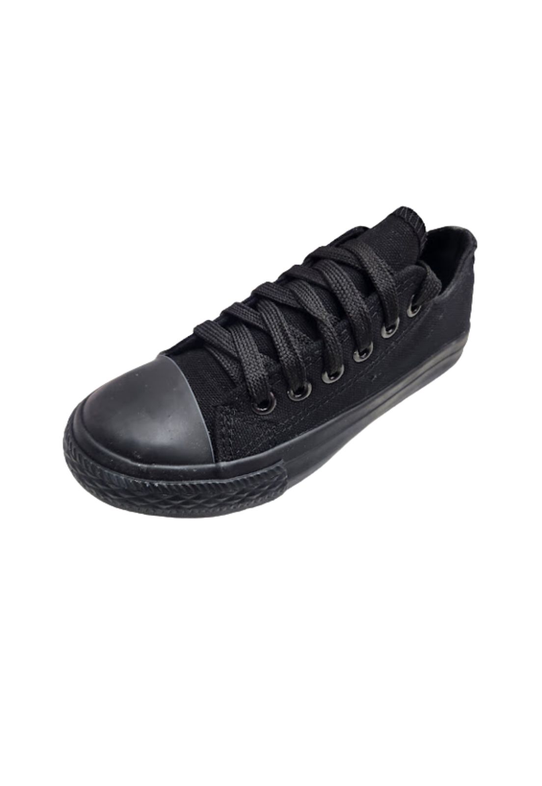 Vinnys Outlet - Zapatilla Lona Negro Niño