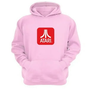 Genérico - Poleron Canguro Atari Rosa Talla S Unisex