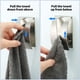thumbnail image 4 of ganchos autoadhesivos para toallas, de acero inoxidable, para cocina, montaje en pared, sin perforaciones, para baño y cocina (plateados)., 4 of 7