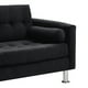 thumbnail image 4 of Sofa Retro 3c Felpa 12 Negro, 4 of 6