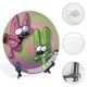 thumbnail image 4 of Hoops y Yoyo Plato decorativo de porcelana fina (bone china), plato decorativo de cerámica para hogar, oficina, soporte de pared, platos decorativos para dormitorio - 6 pulgadas (15 cm), 4 of 6