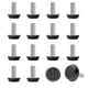 thumbnail image 1 of Niveladores para muebles WAFJAMF, rosca UNC 1/4-20, 16 piezas, 1 of 6