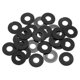 thumbnail image 1 of 25 piezas de arandelas planas de nailon M8, arandela de plástico de 8 mm ID, 20 mm OD, 1 mm de grosor, negro, 1 of 6