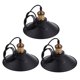 thumbnail image 4 of 3 Piezas Retro Vintage Country Style Colgante Colgante Pantalla De Luz De Techo, 4 of 5