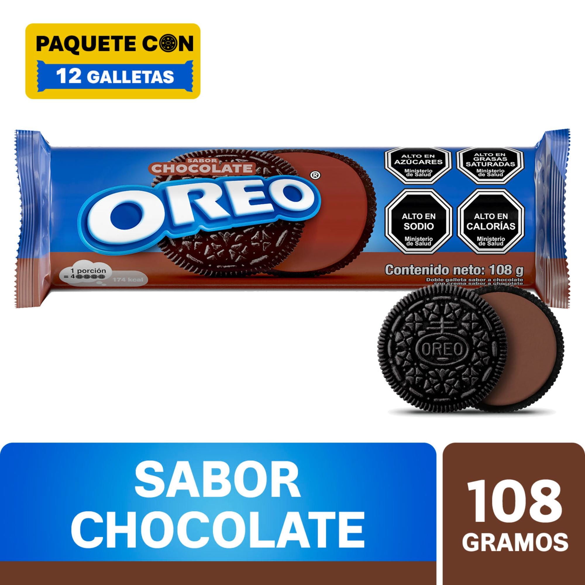 Galleta Chocolate Crema De Chocolate 108 g Oreo