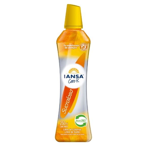 Endulzante Líquido Sucralosa Botella, 250 ml