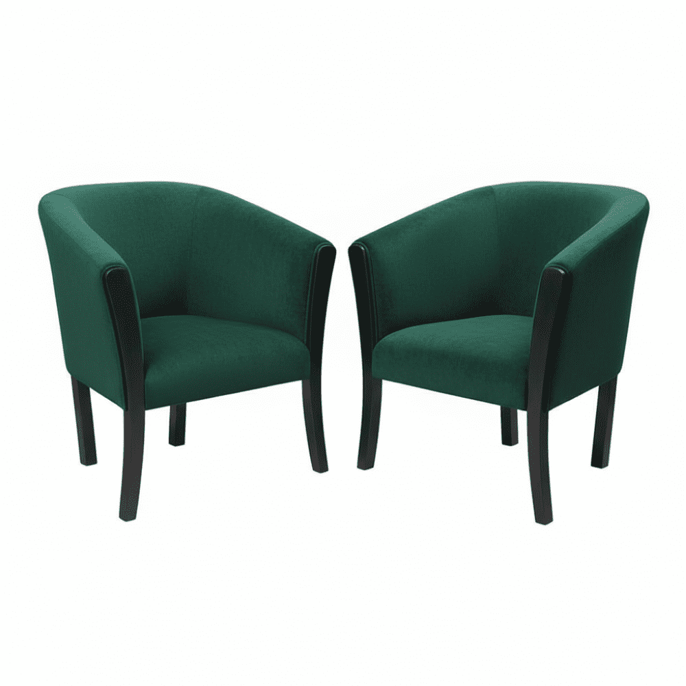 Muebles New - Sitiales Americano Verde Felpa