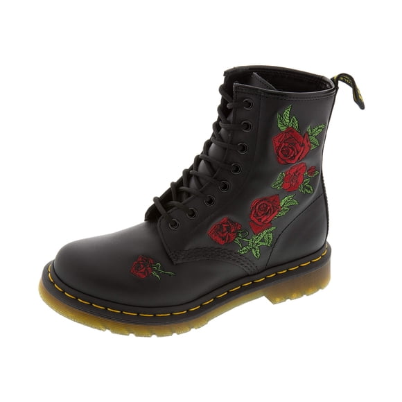 Bota de moda Dr. Martens 1460 Vonda Softy T para mujer, color negro