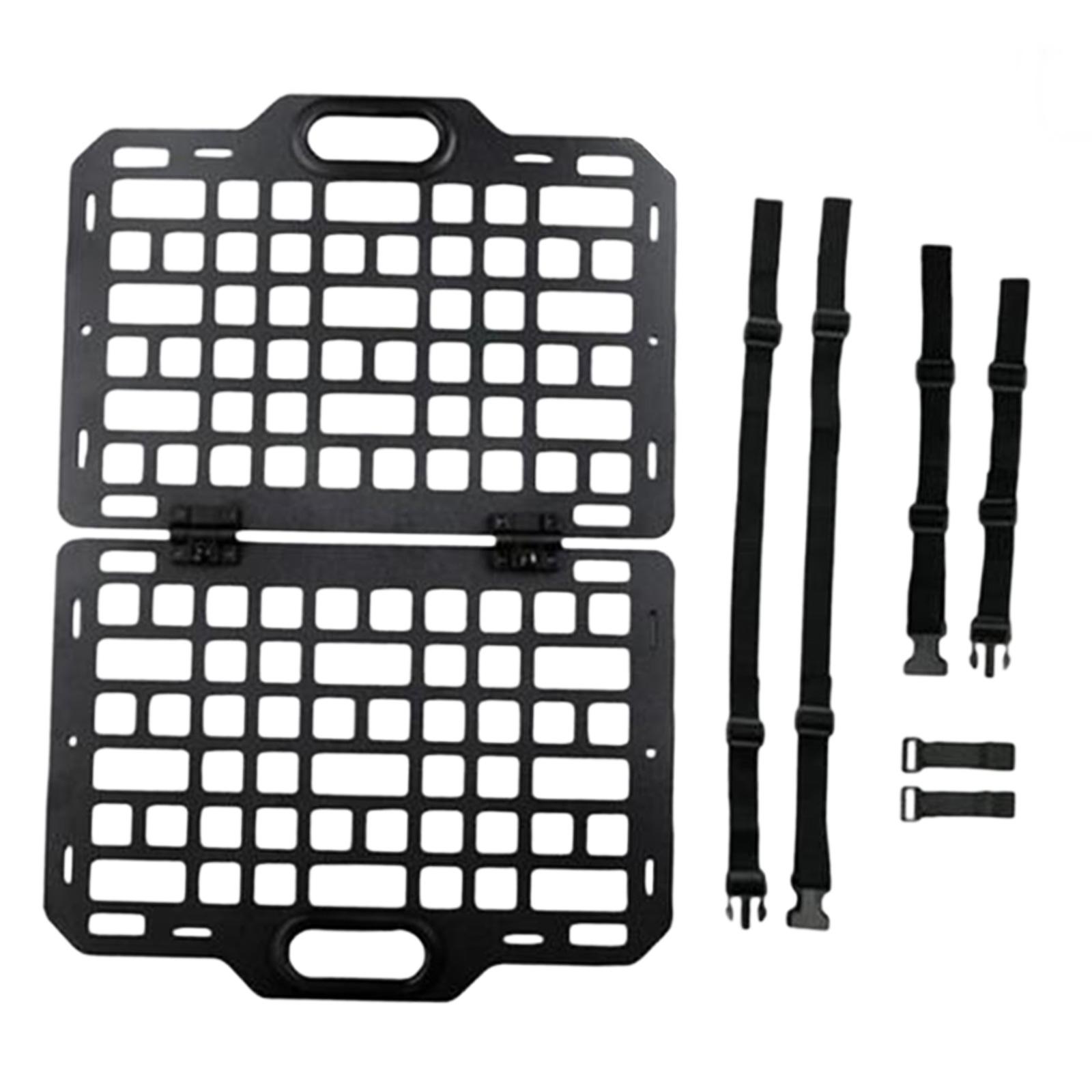 Ioensy - Organizador De Asiento Trasero De Vehículos, Panel Molle, Almacenamiento Modular Para Automoción