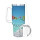 thumbnail image 3 of Fuera del Nido Vaso aislado de acero inoxidable con asa, diseño temático, regalo para familia, amigos y fans; incluye pajita y encaja en el portavasos estándar, 40 oz, 3 of 6