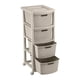 thumbnail image 1 of Cajonero de Rattan Taupe / 4 Cajones, 1 of 4