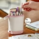 thumbnail image 2 of Retractable PU Corduroy Pencil Holder: Portable Stationery Organizer with Zipper for Students, Boys, Girls, and Adults, 2 of 5