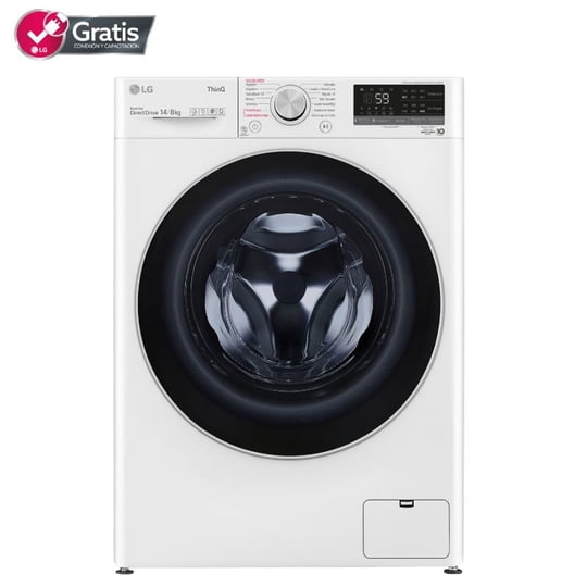 Lg - Lavadora Secadora 14 Kg / 8 Kg Wd14wvc4s6