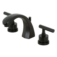 Grifo De Baño Kingston Brass Manhattan Ks4980Cml Negro Mate