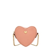 Tarjetero Wallet Fossil Logan Con Cremallera, Piel Rosa Etérea