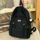 thumbnail image 1 of 1pc Simple Solid Color Backpack, Preppy Versatile Casual Schoolbag, High School Middle School Students Backpack, College Students Travel Backpack, Students Commuter Bag For Daily Use, 1 of 5