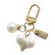thumbnail image 1 of Llavero De Perlas Artificiales Colgante Llavero Para Decoración Accesorios De Mujer Corazón, 1 of 3